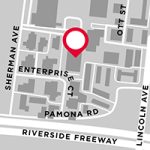 Map of Walker Brothers Corona location